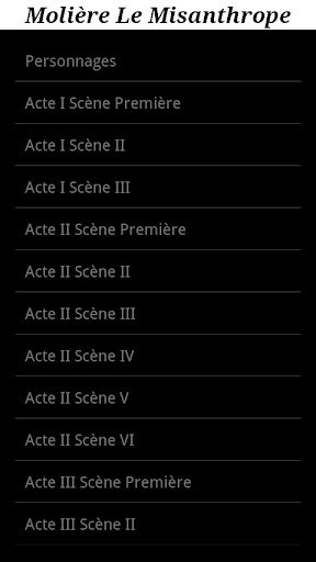 Moli&egrave;re Le Misanthrope截图1