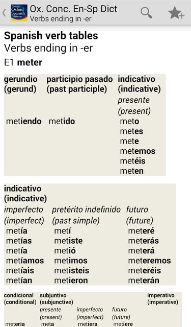 Concise Oxford Spanish Dict TR截图6