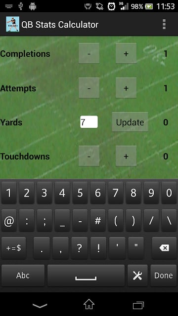 QB Stats Calculator截图6