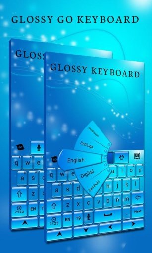 Glossy GO Keyboard Theme截图2