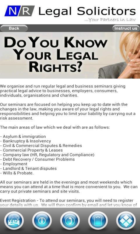 NR Legal Solicitors截图4