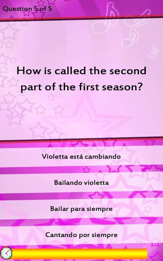 Violetta best quiz online free截图1