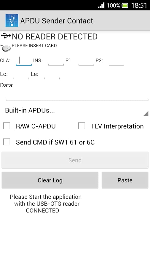 APDU Sender Contact截图1