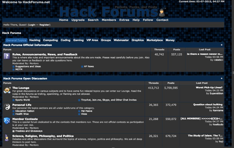 Hack Forums截图2