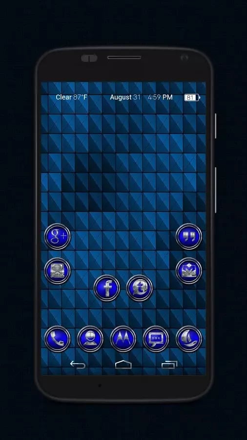 CR Blue Icon Pack截图2