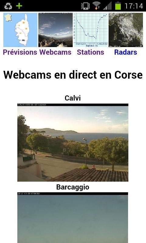 Meteo-corse.org截图2