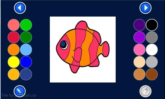 kids coloring - Fish截图2