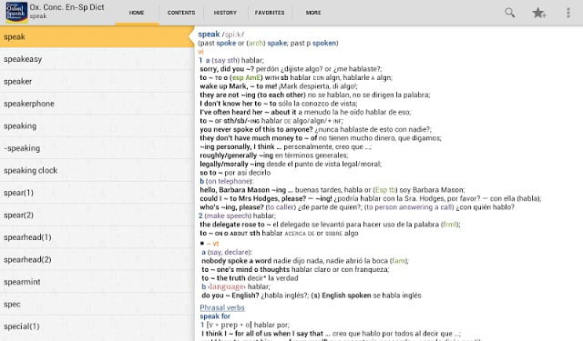 Concise Oxford Spanish Dict TR截图2