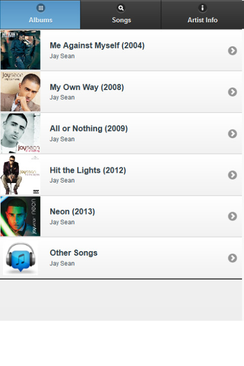 Jay Sean All Lyrics截图1