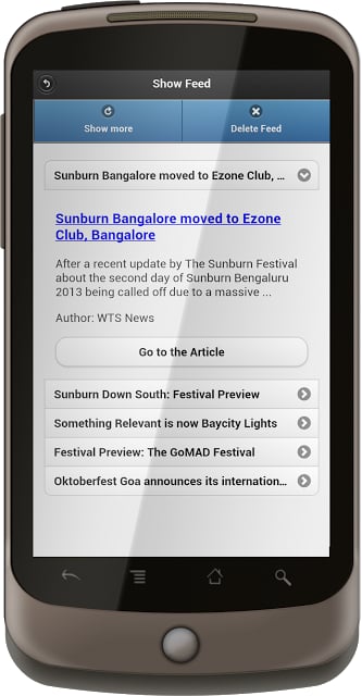 SalvoSM RSS News Feed Reader截图2