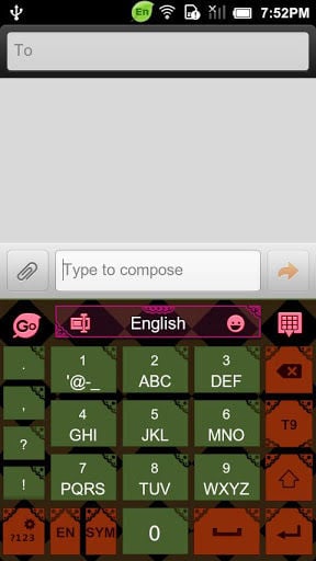 GO Keyboard Nostalgic theme截图5