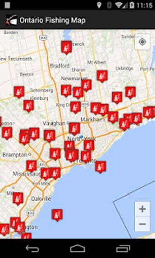 Ontario Fishing Map截图4