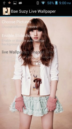 Bae Suzy Live Wallpaper截图4