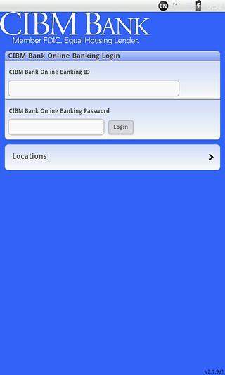 CIBM Bank Mobile Banking截图1