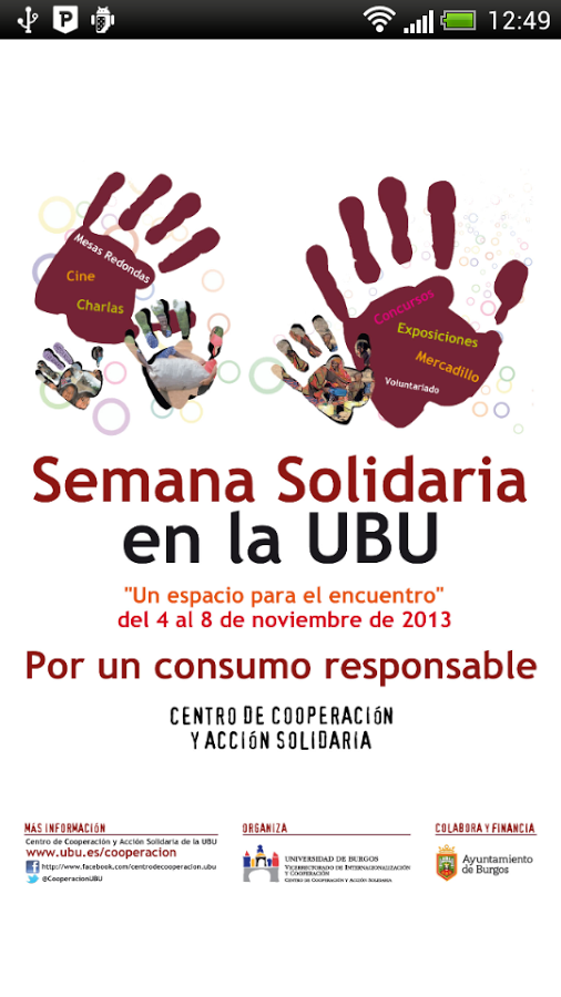 Semana Solidaria UBU截图1