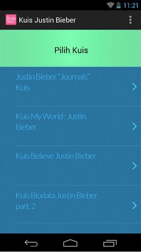 Kuis Justin Bieber截图3