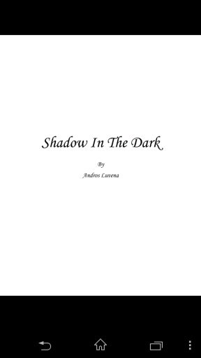 Novel Shadow In The Dark截图1