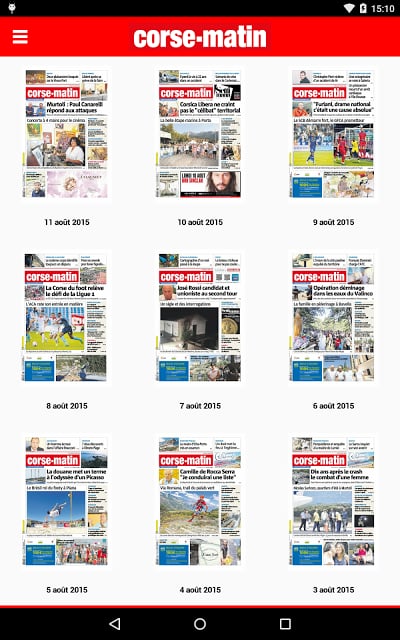 Corse-Matin Num&eacute;rique截图10