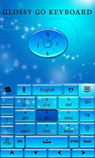 Glossy GO Keyboard Theme截图1