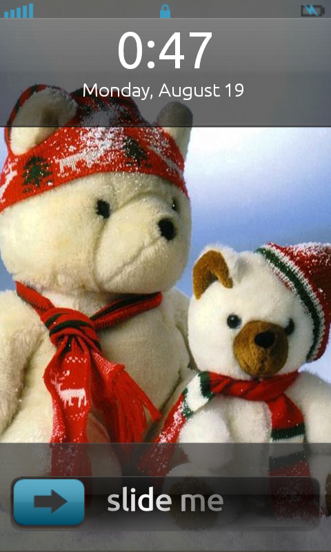 Christmas Teddy iLock截图1