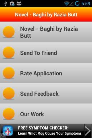 Novel - Baghi by Razia Butt截图4