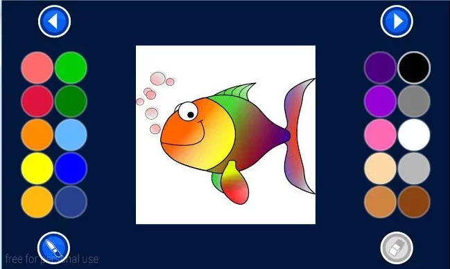 kids coloring - Fish截图1