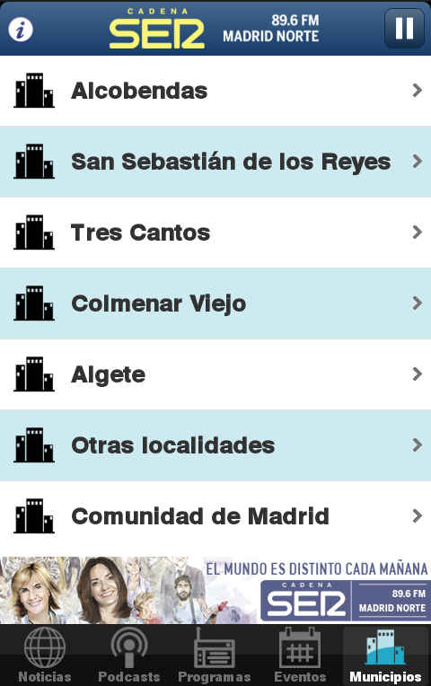 Cadena SER Madrid Norte截图4