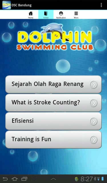 Dolphin Swimming Club Bandung截图3