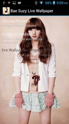 Bae Suzy Live Wallpaper截图8