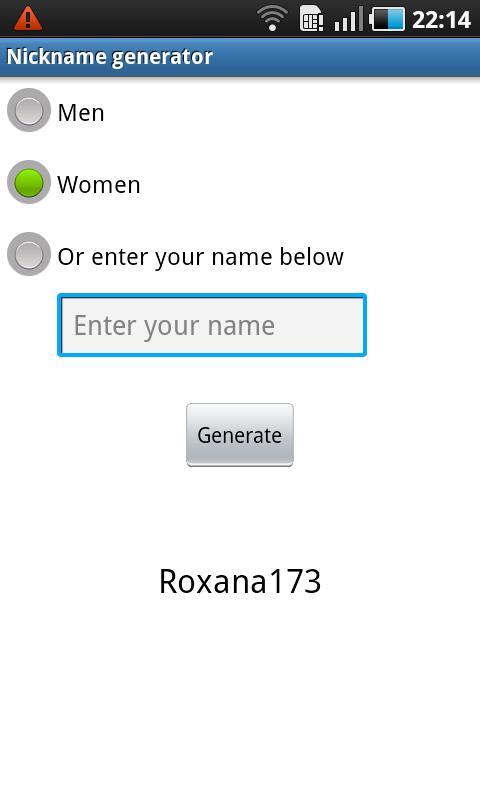 Nickname generator截图2