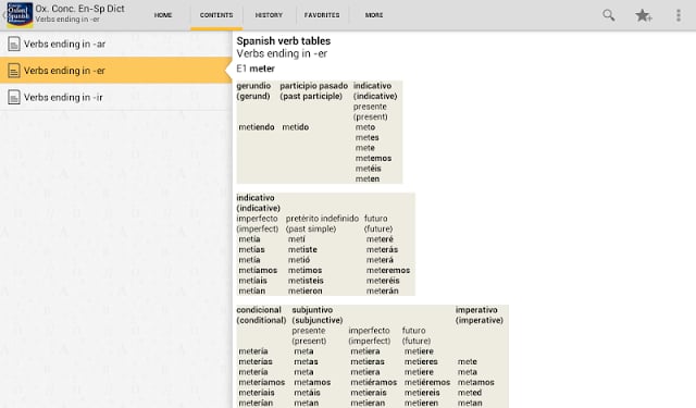 Concise Oxford Spanish Dict TR截图3