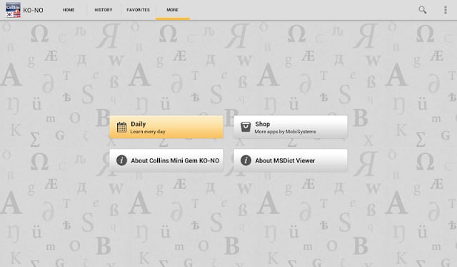 Korean&lt;&gt;Norwegian Dictionar TR截图6