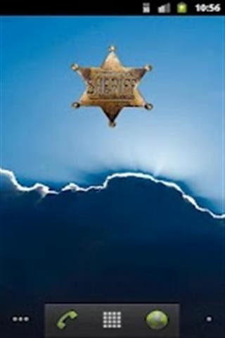 警长徽章手机部件 Sheriff Badge Widget截图2