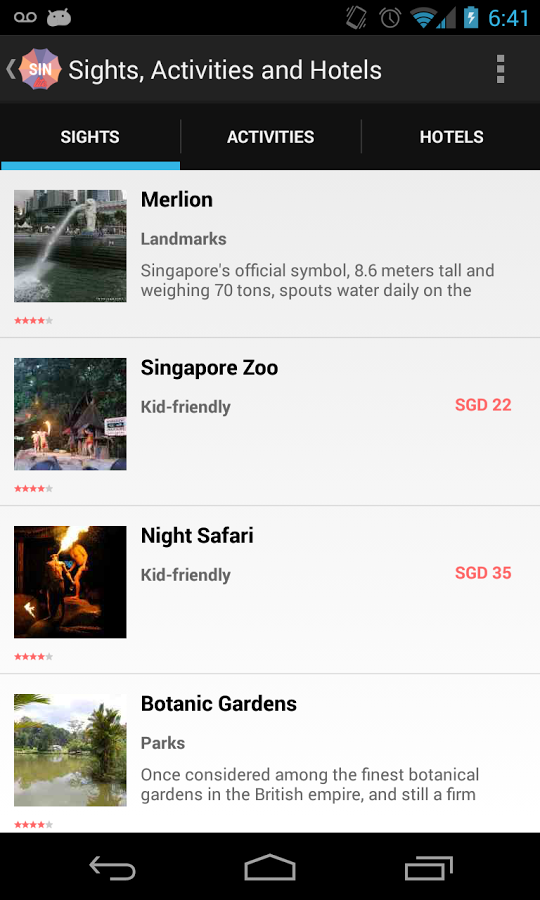 Holidayen Singapore Guide截图1