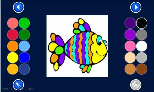 kids coloring - Fish截图3