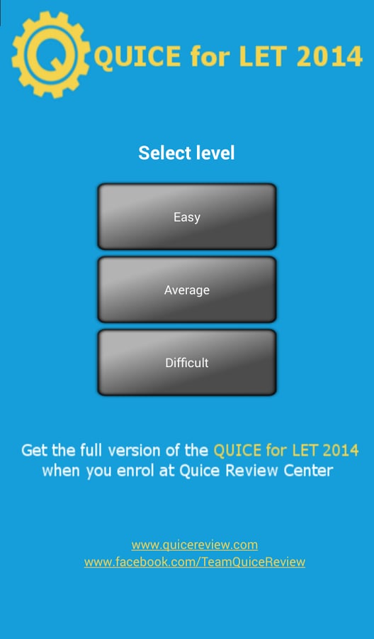 QUICE for LET 2014截图3