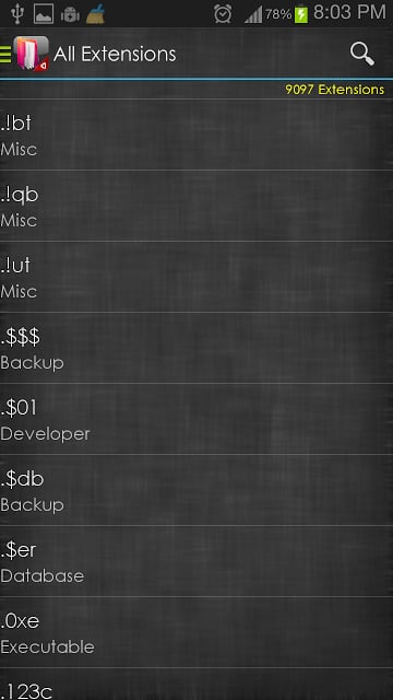 File Extensions截图4