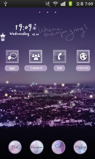 CUKI Theme The city ligh...截图3