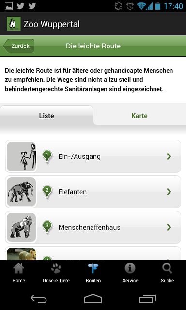 Zoo Wuppertal Mobile Guide截图3