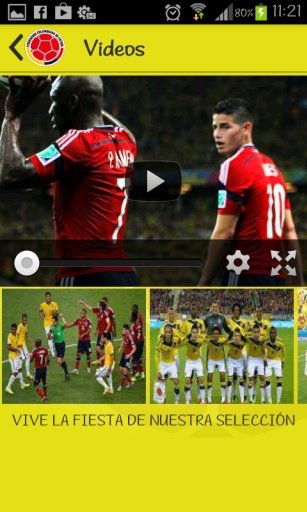 Seleccion Colombia APP 1.1截图3