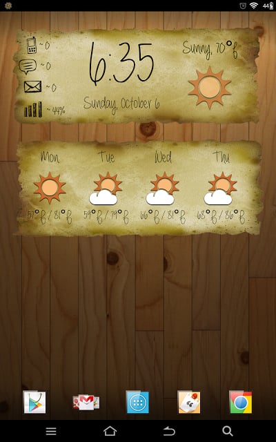 Hand Drawn - Zooper Widget Pro截图2