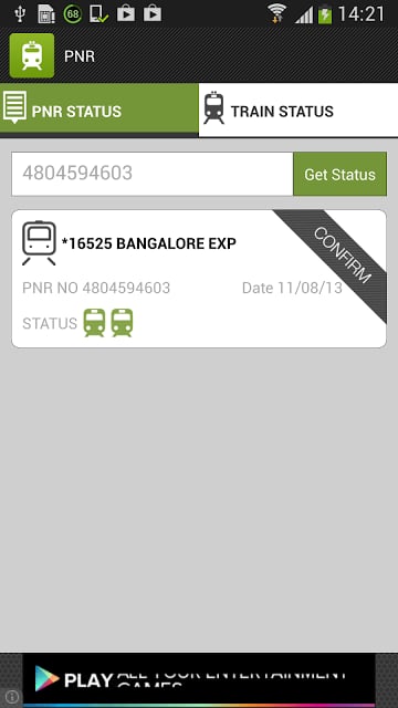 IRCTC - PNR &amp; Train Tracking截图2