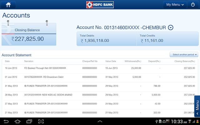 HDFC Bank Tablet截图1