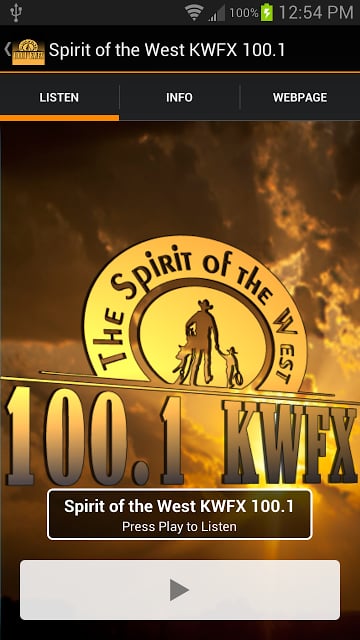 Spirit of the West KWFX 100.1截图1