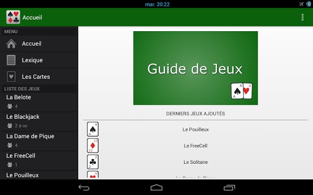 Guide de Jeux de Cartes截图1