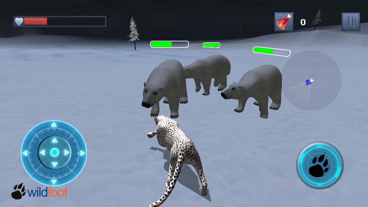 Snow Leopard Chase Simul...截图9