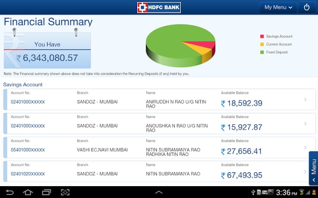 HDFC Bank Tablet截图5