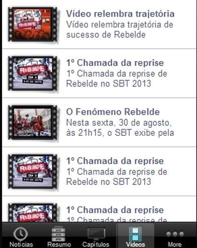 Rebelde - Novela SBT截图3