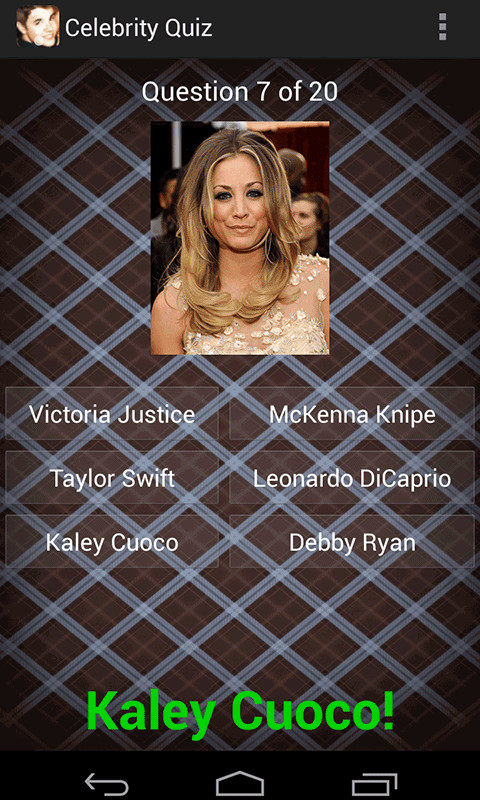 Celebrity Quiz截图1