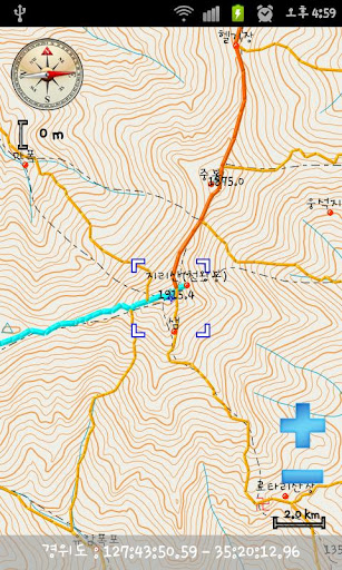 e산경표 3000산 등산지도截图8